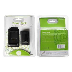 Wholesale For Xbox 360 Rechargeable Battery Pack with Charging Dock 2 in 1 use Blac and White color from china suppliers