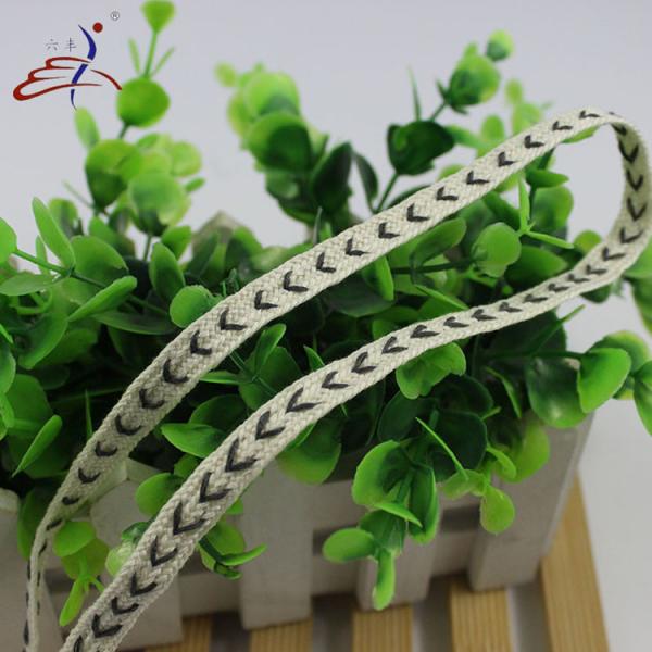 3/8 9mm 10mm Polyester Flat Braided Drawcord With Silicone Tips