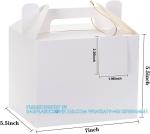 White Treat Boxes, Party Favor Boxes Gable Boxes Gift Boxes For Kids' Birthday