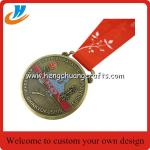 Die Cast 3D Raised horse Medals, Die casted embossed horse metal medallions