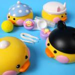 Cute Mini Cartoon Contact Lens Accessories Cases For Eyeglasses EyeWear