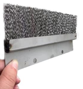 Wholesale Customizable Aluminum Alloy Double Steel Strip Brush Stainless Steel Wire Brush For Polishing from china suppliers