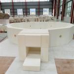 0.002% CrO Content Fused Cast AZS Zirconia Corundum Refractory Block for Glass