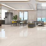 10mm Frost Resistant Porcelain PEI 4 Tile Light Gray Finish For Wall/Floor