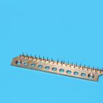 Monforts Stenter Machine Parts Pin Bar Monforts Pin Plate Copper 125mm Length