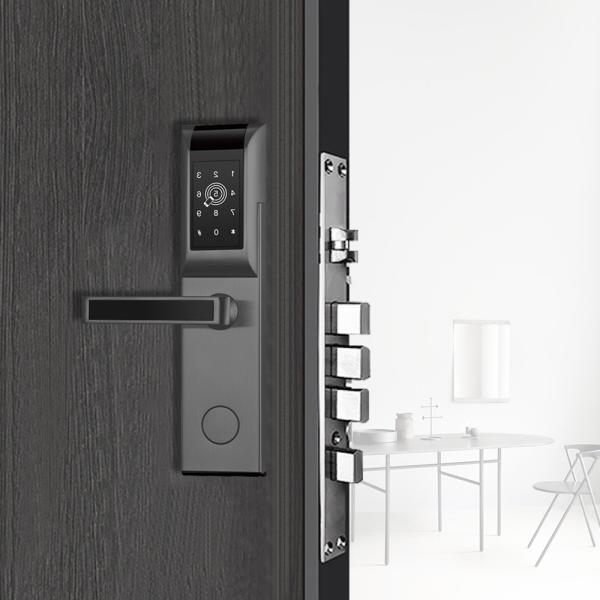 Cheapest Black Digital Bluetooth WiFi Door Lock for Apartment
