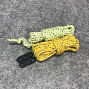 Wholesale 5mm*15M Reflective Fluorescent Guy Ropes Camping Paracord from china suppliers