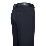 Adjustable White Black Chino Trousers for Men Spring Season Regular Fit Dress