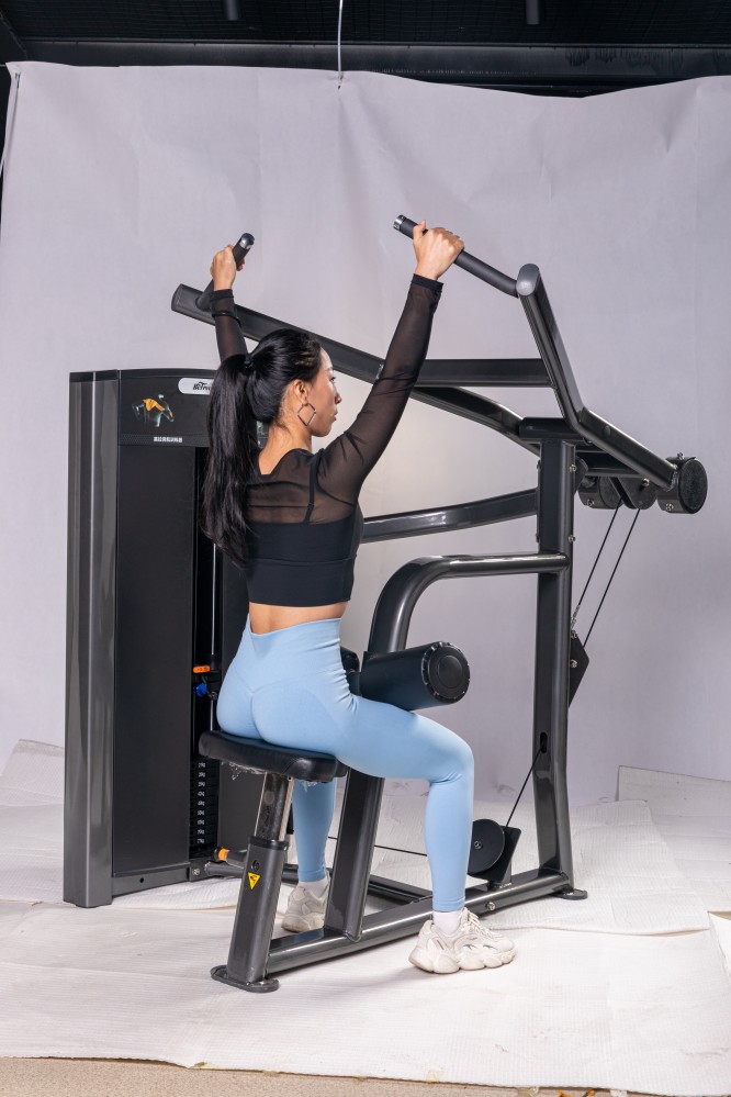 Lat Pulldown Indoor Commercial Pin Loaded Gym Equipment for Distribution