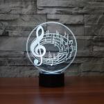 88mm 3d Led Illusion Lights 138mm USB Optical Illusion Night Light