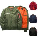 Custom Ma1 Aviator Winter Tide Army Men's Jacket for sport Running Jacket Of 100