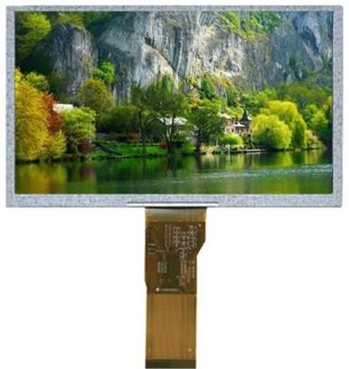 Wide Operating Temperature IPS 5 Inch LCD Touch Screen 800X480 ST7262 16/18/24