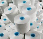 Raw White Spun Style Polyester Sewing Thread Colorful 20S/3 For Dyeing