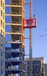 Small Noise Construction Hoist Elevator Installed And Dismounted Conveniently