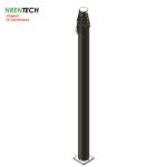 30m telescoping antenna pole 300kg payloads-5.5m closed height-for antenna-heavy