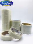 Heat Resistant PET Fiberglass Mesh Double Sided 500m Filament Strapping Tape