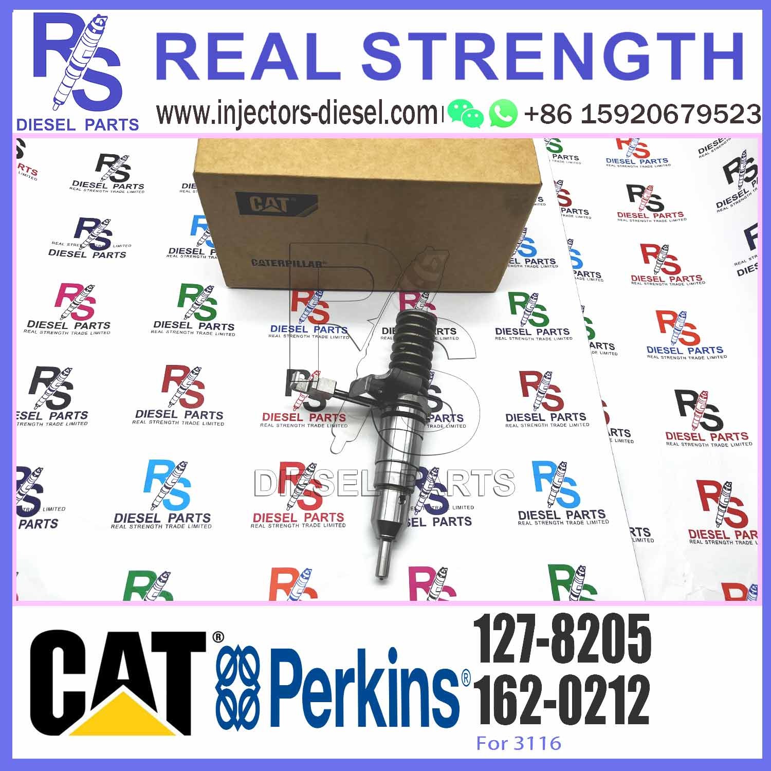 Caterpillar Excavator 3116 3112 3612 Diesel Fuel Injector 127-8209 127-8211 127-8213 127-8225 127-8207