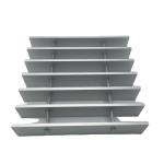 Building Material Silver Swage Plain Industrial 6063 Aluminum Floor Grating