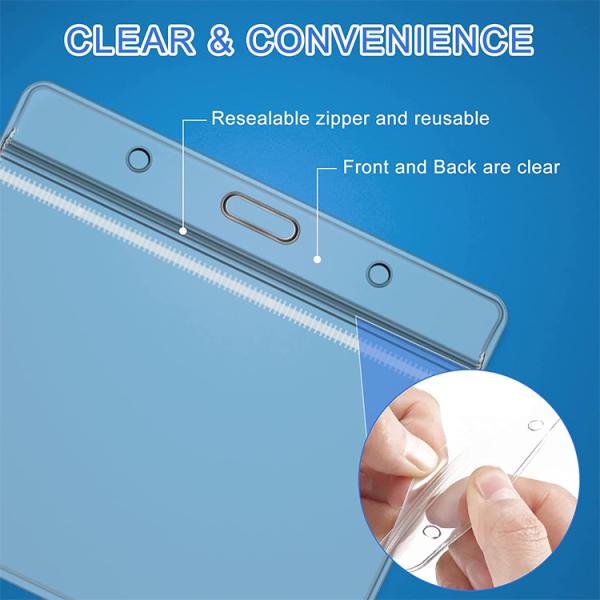 PVC 4x3 Cdc Vaccination Immunization Vaccine Card Protector With String