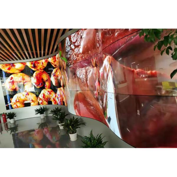 Multi Shaped Round Or Curved Flexible OLED Splicing Screen For Mall