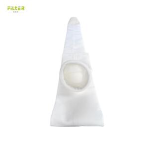 Wholesale Polyester Needle Felt Oil &amp; Water Repellent With Steel Ring Filter Bag from china suppliers