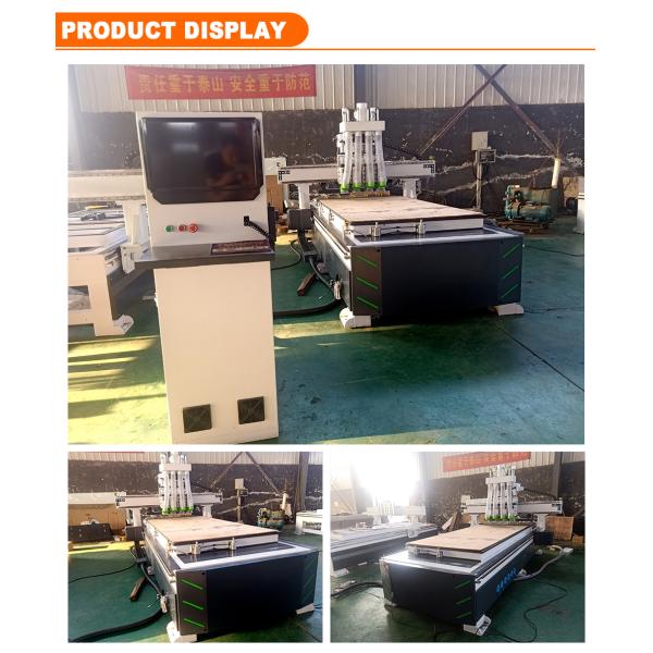 Max. Working Speed 25000mm/min Wood Cutter for Furniture Industry CNC Woodworking Machine