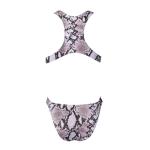 Tiered Layer Tie a Knot Front Top With Low waist Bikini swimsuit high cut