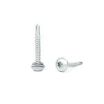 Oval Head Stainless Steel SUS410 Self Drilling Tek Screw With Epdm Washers For