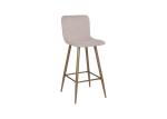 100cm Height 70kg Load Fabric Bar Chair With Metal Legs