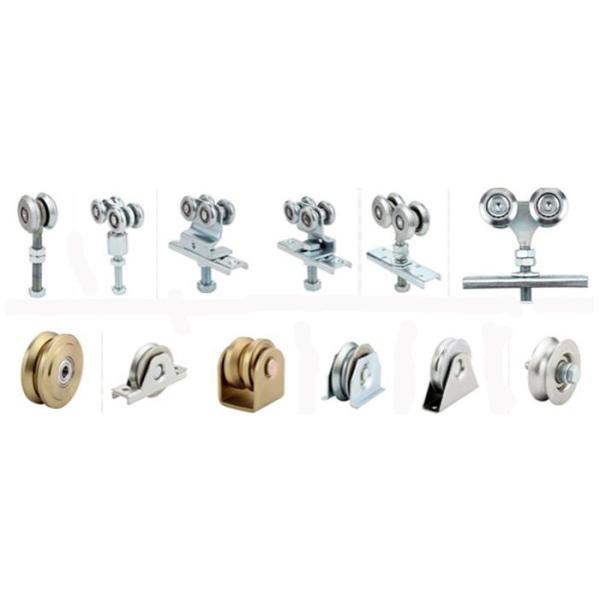 galvanized sliding door roller with 2 wheels