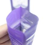 Custom Logo Purple Plastic Stand up Zip Lock Pouch Packaging Mylar Bags with