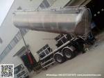 Aluminum Alloy Wheat Flour Bulk Tanker with Tipping Hydraulic Cylinder (6000USG