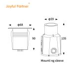 Mini Recessed 1W 2W LED Underground Pool Light IP68 3000k 12V / 24V DC