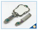 Rose Design Metal Materials Vanity Girl Hollywood Cosmetic Makeup Table Mirror