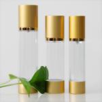 Aluminum 1oz 100ml Snap On Airless Cosmetic Bottles
