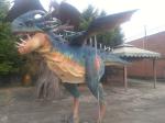 Amusement Park Live Show Real Looking Dinosaurs