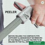 Green / White Color Plastic PPR Perforated Aluminum High Temperature Resistance