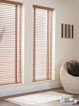 UV Proof Teak Faux Wooden Venetian Blind 25mm 35mm 50mm Lightweight