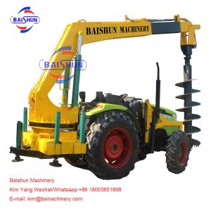 Wholesale Electrical Works Garden Tractor Post Hole Digger , 3 Point Hitch Post Hole Digger from china suppliers