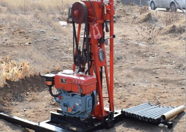 7.5kw St 50 Exploration Drilling Rig Rotary Portable Borehole 0-50m/H Drilling