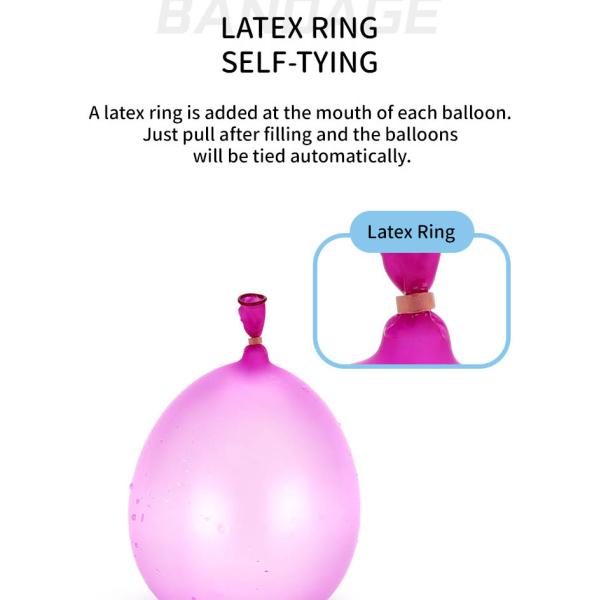 Sample 3-7 Days Quick Fill Water Balloon for Water Fighting Game Age Range 8 to 13 Years