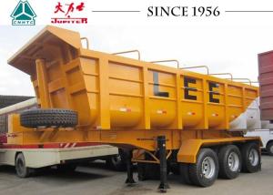 Wholesale 3 Axle End Tipper Trailer 40 Tons Payload For Kenya Construction Transport from china suppliers