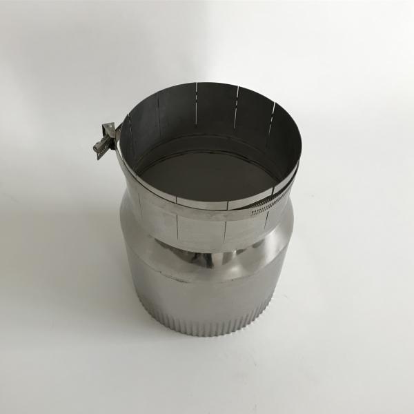 Adjustable Single Wall Stove Pipe , Single Skin Stainless Steel Flue Pipe