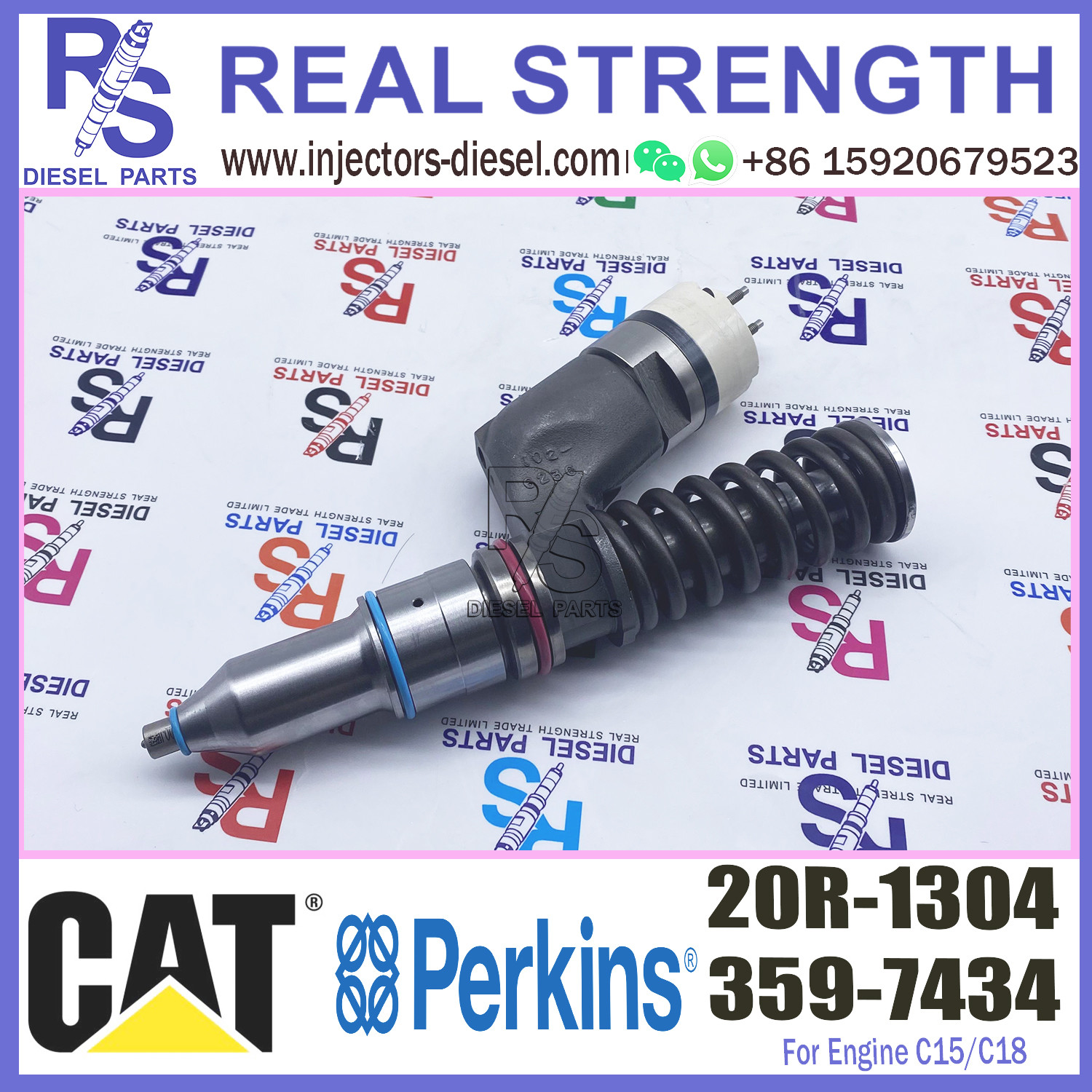 Diesel Fuel Pump Injector 359-7434 3597434 20R-1304 For Caterpiller C15/C18 Engine