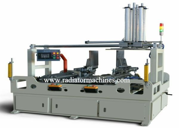 Semi Automatic Radiator Core Builder Machine Pneumatic Tube Distribution