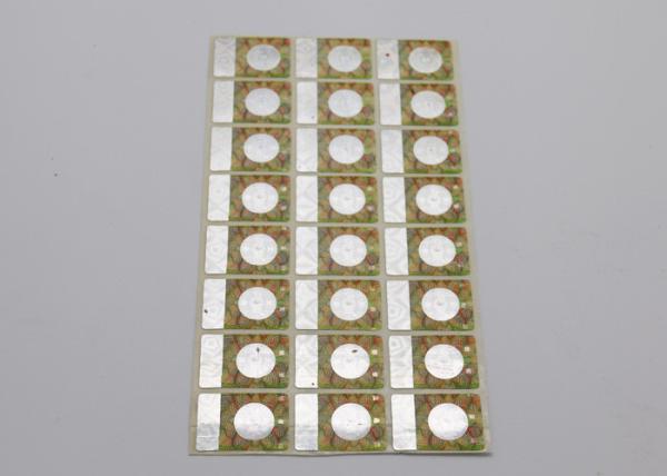 Full Color Printing Laser Label Sticker Anti - Ultraviolet With Clear Vinyl