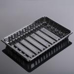 Rectangle PET Disposable Plastic Food Tray Portable