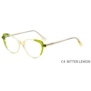 Wholesale Retro Cat Eye Acetate Frame Glasses Optical Eyeglasses 52-16-140 from china suppliers
