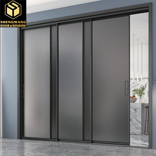 3 Shutter Rust Proof Aluminum Sliding Windows Sound Absorbing Aluminium Sliding Sash