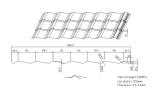 0.4-0.7mm PPGI Galvanized Steel Metal Roof Tile Making Machine With 5.5KW